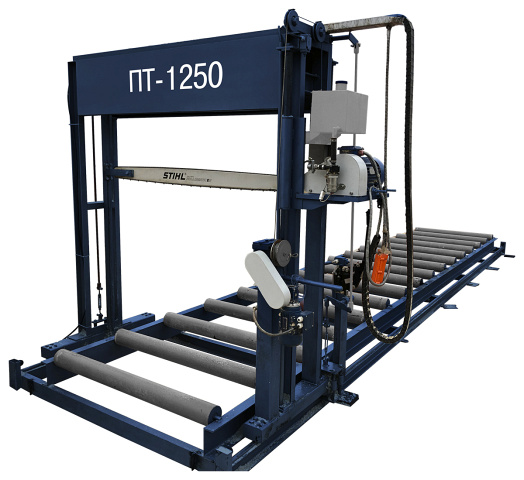 Установка торцевания пакетов пиломатериала ПТ-1250 картинка
