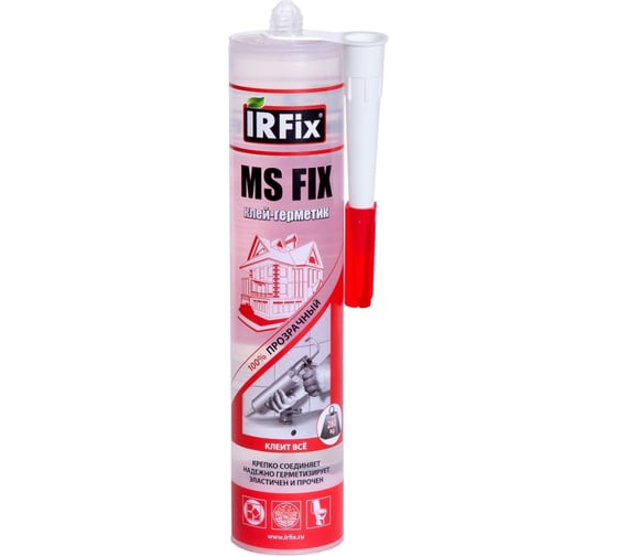 Клей-герметик IRFIX MS-FIX 310 мл прозрачный 20086 картинка