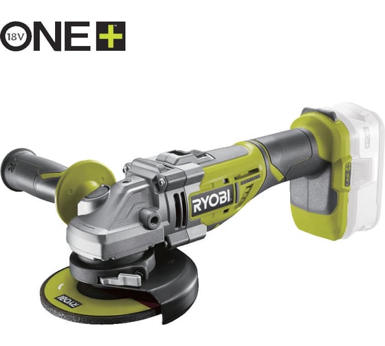 Углошлифмашина бесщеточная Ryobi ONE+ R18AG7-0 без аккумулятора в комплекте 5133002852 картинка