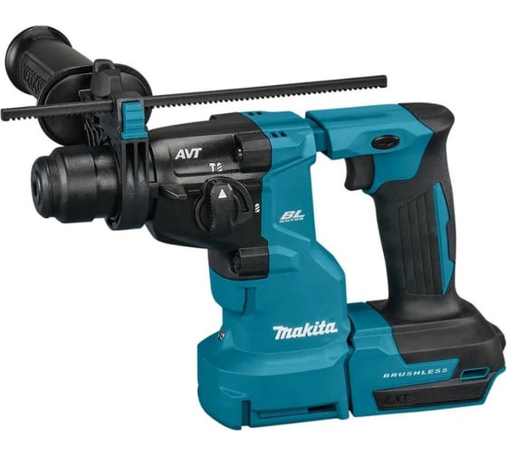 Перфоратор аккумуляторный Makita 2 режима LXT 18В BL AVT XPT, сверление в бетоне до 18мм, 1,7Дж, SDS plus, тормоз двигателя, подсветка DHR183Z картинка