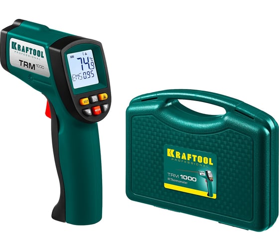 Инфракрасный пирометр KRAFTOOL Professional TRM-1000 -50С +950С 45703-950 картинка