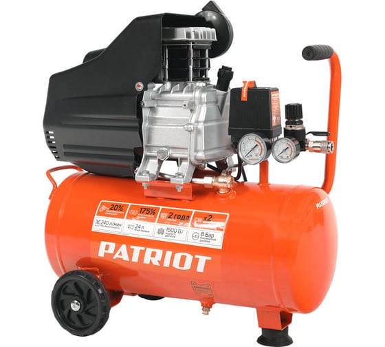 Компрессор Patriot EURO 24/240 525306365 картинка