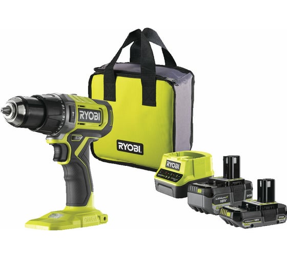 Ударная дрель-шуруповерт Ryobi 18В RPD18-2C52S 5133005526 картинка