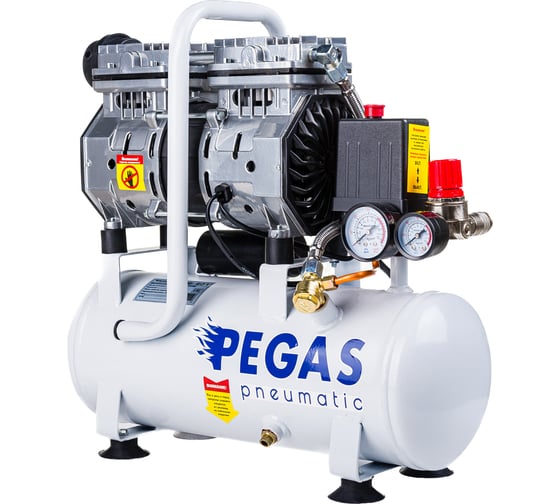 Малошумный компрессор Pegas pneumatic PG-601 безмасляный 6615 картинка