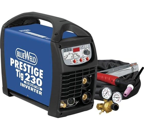 Инвертор BLUE WELD PRESTIGE TIG 230 DC HF/Lift – 220V-220A-D=4.0 mm NEW панель управления 815895 + аксессуары 802788 картинка