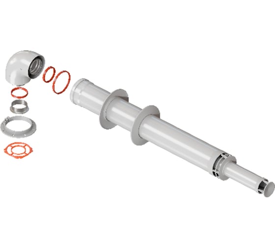 Комплект дымохода ROMMER антилед 60/100 – 1220 мм RCA-6010-261220 RG0091CSP6GLQC картинка