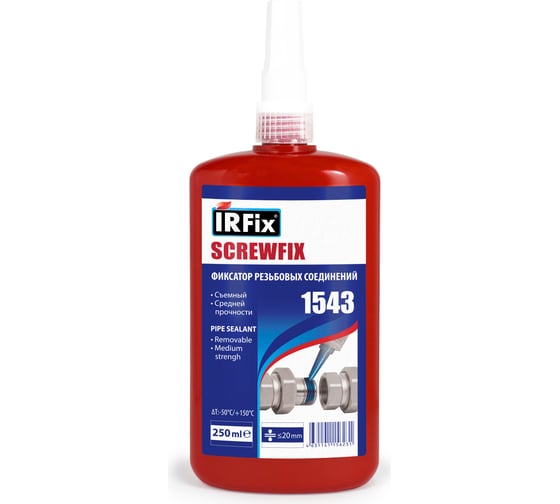 Анаэробный герметик IRFIX SCREWFIX 1543 250 мл 20080 картинка